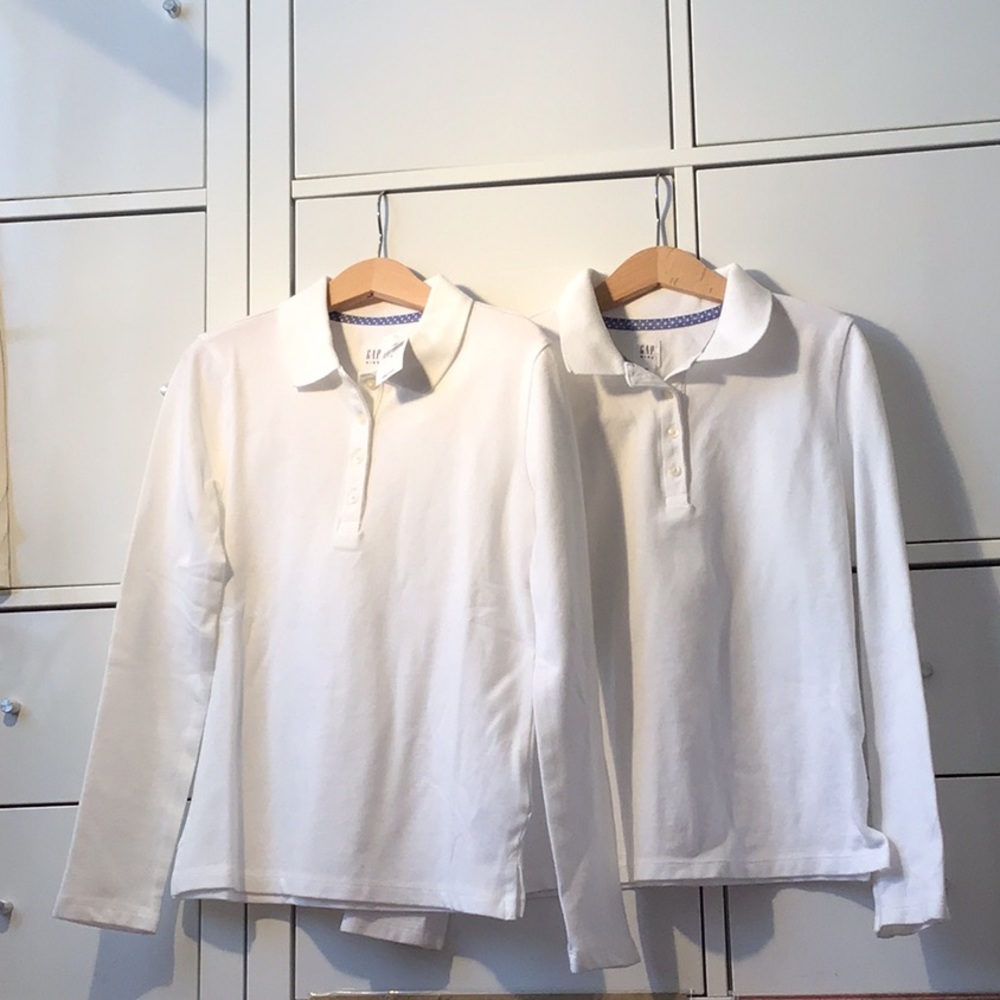 Kid uniform stretch polo shirt